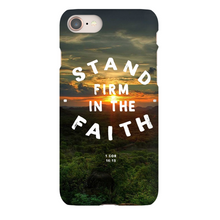 Load image into Gallery viewer, Stand Firm In The Faith iPhone Case