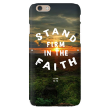 Load image into Gallery viewer, Stand Firm In The Faith iPhone Case