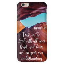 Load image into Gallery viewer, Proverbs 3:5 iPhone Case