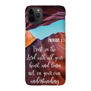 Proverbs 3:5 iPhone Case