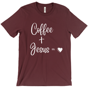Coffee plus Jesus is Love
