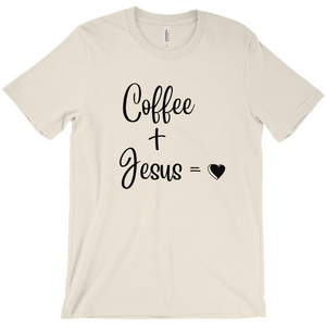 Coffee plus Jesus is Love
