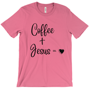 Coffee plus Jesus is Love