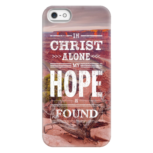 In Christ Alone My Hope Is Found iPhone Case