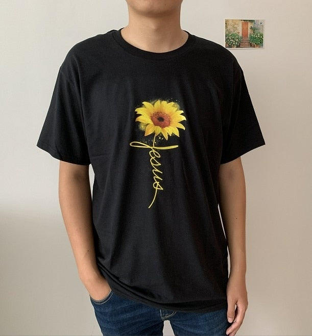 Sunflower Jesus T-Shirt