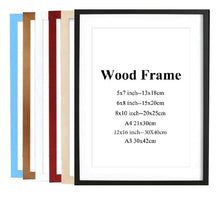 Load image into Gallery viewer, Basic Wooden Photo Poster Frame