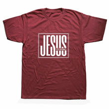 Load image into Gallery viewer, Square Jesus is King T-Shirt