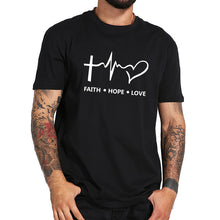 Load image into Gallery viewer, Faith Hope Love Christian T Shirt