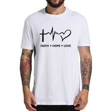 Load image into Gallery viewer, Faith Hope Love Christian T Shirt
