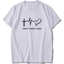 Load image into Gallery viewer, Faith Hope Love Christian T Shirt