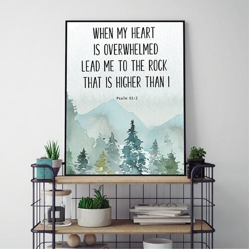 Psalm 61:2 Poster